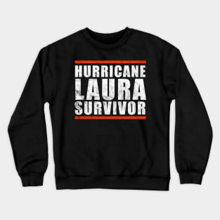 Hurricane Laura Survivor Crewneck Sweatshirt